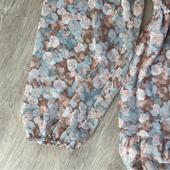 Aritzia Wilfred Tempest Mini Dress Floral Print – Size M - Picture 6 of 9